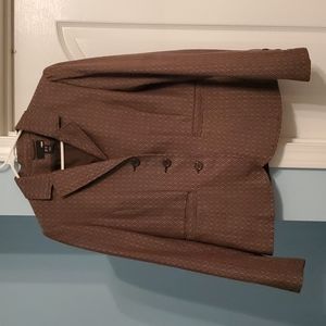 Brown tweed blazer